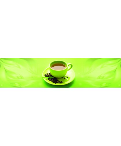 Кухонный фартук Зеленый чай